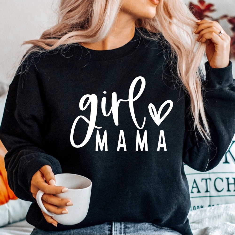 Girl Mama girl Mom Sweatshirt NWOT